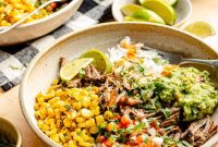 Chipotle Shredded Beef Burrito Bowl Recipe
