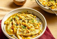 One-Pot Lemon Chicken and Chickpea Stew
