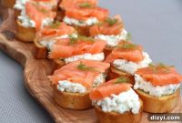 Crispy Crostini with Ricotta and Smoked Salmon
