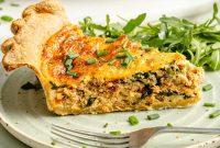 Italian Sausage and Arugula Quiche Recipe