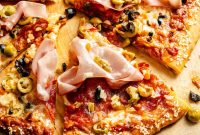 Grilled Muffaletta Pizza Recipe