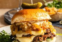 Smashburger Recipe with Truffle Sauce