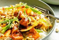 Sriracha Chicken Stir Fry Recipe with Peppers
