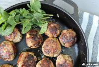 Authentic Greek Lamb Meatballs with Tzatziki