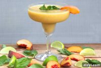 Peach Basil Margaritas and Poptail Recipes
