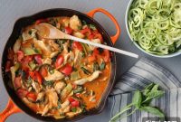 Thai Red Chicken Curry Recipe with Vegetables
