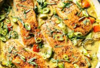 Thai Coconut Green Curry Salmon Recipe