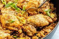 One-Pan Sesame Chicken and Rice Recipe