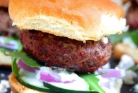 Greek Lamb Sliders Recipe with Cucumber Mint Sauce
