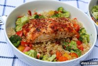 Spicy Sriracha Salmon Protein Bowl Recipe