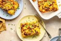 McMuffin Style Sausage and Egg Breakfast Bake