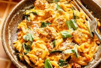 Weeknight One-Pan Italian Sausage and Orzo