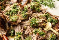 Slow-Roasted Leg of Lamb with Gremolata Recipe
