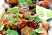 Spicy Cilantro-Lime Baked Chicken Wings Recipe