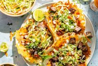 Grilled Ribeye Tacos with Crispy Cheese Shells