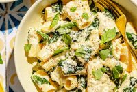 Creamy Lemon Ricotta Pasta with Fresh Basil