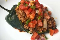 Beef Enchilada-Stuffed Poblano Peppers Recipe