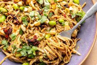 Crunchy Peanut Chili Noodles Recipe