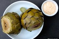 Steamed Artichokes with Chipotle-Lime Aioli Recipe