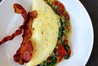 Roasted Red Pepper and Pesto Omelet Recipe