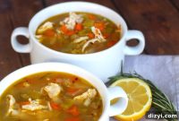 Lemon Rosemary Chicken Soup Recipe: One-Pot Comfort