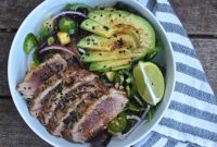 Seared Tuna Summer Salad with Avocado and Citrus