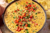 Slow Cooker Chili with Melted Cheese Dip