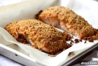 Almond-Crusted Salmon with Lemon-Dill Sauce