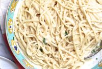 Lighter Creamy Alfredo Sauce Recipe