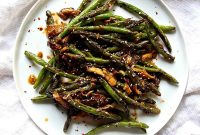Szechuan Stir-Fry: String Beans with Shiitake Mushrooms