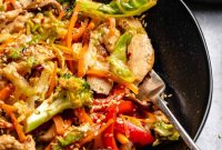 Quick Chicken and Cabbage Lo Mein Recipe