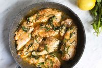 Lemon Basil Chicken Skillet Recipe