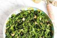 Sesame Kale Salad with Toasted Sesame Dressing