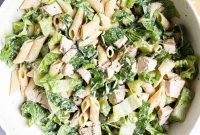 Creamy Chicken Caesar Pasta Salad Recipe