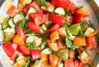 Heirloom Tomato Salad with Fresh Herbs and Lemon