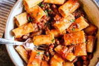Slow-Braised Lamb Ragu with Rigatoni Recipe