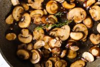 Garlic Butter Sauteed Mushrooms with Herbs