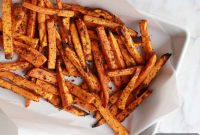 Crispy Zesty Sweet Potato Fries with Lime and Paprika