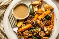 Hibachi Chicken Recipe with Secret Mustard Sauce