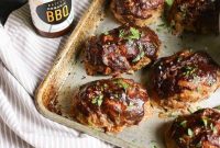 Smoky Mini BBQ Meatloaves with Tangy Glaze