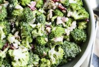 Whole30 Broccoli Salad with Bacon and Almonds