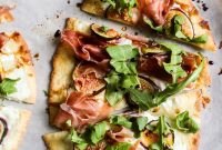 Prosciutto, Fig and Goat Cheese Flatbreads Recipe