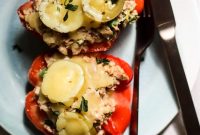 Tuna Melt Stuffed Bell Peppers Recipe