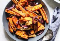 Apple Cider Glazed Roasted Root Vegetables Recipe