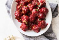 Slow Cooker Cranberry-Orange Meatballs
