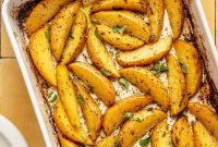 Greek Lemon Potatoes with Oregano
