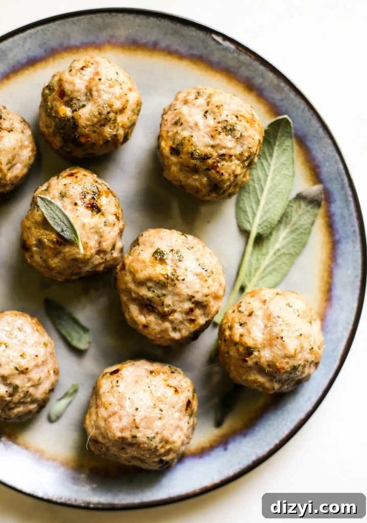 Pork and Sage Breakfast Meatballs Recipe 2 Pork and Sage Breakfast Meatballs