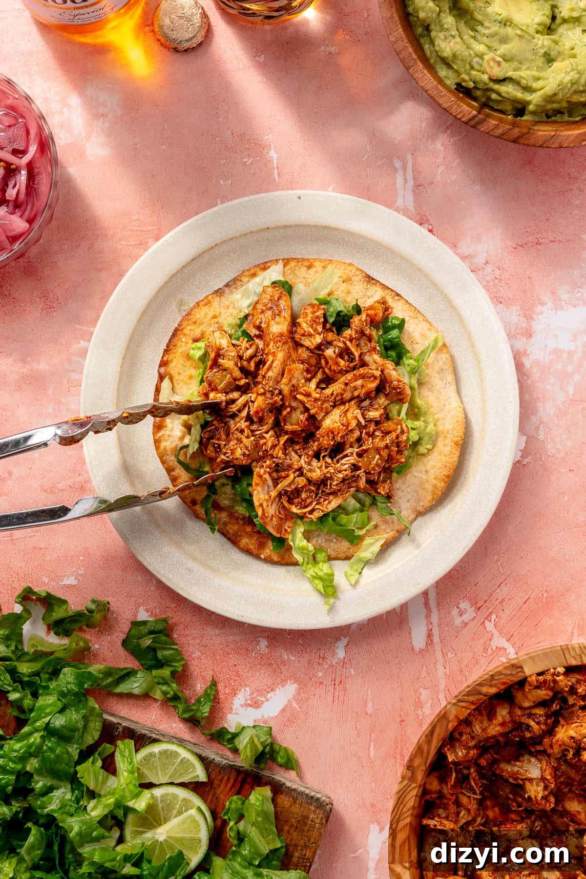 Stack of ready-to-eat tostadas.