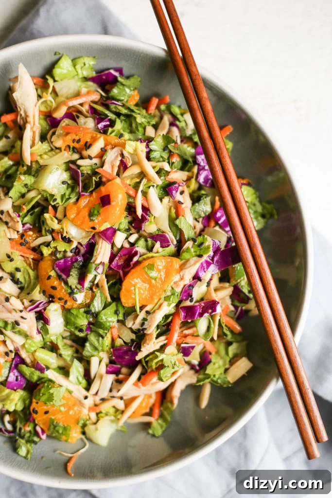 Chopped Asian Chicken Salad with Peanut Dressing 2 Chopped Asian-Inspired Chicken Salad