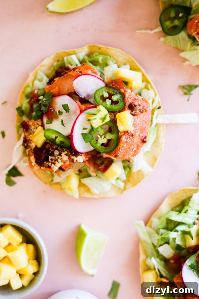 Zesty Chipotle-Lime Salmon Tostadas 4 Chipotle-Lime Salmon Tostadas